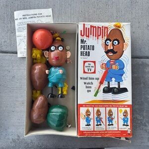 Vintage Hasbro "Jumpin' Mr. Potato Head" (1966) – Box & Instructions –‎ Untested